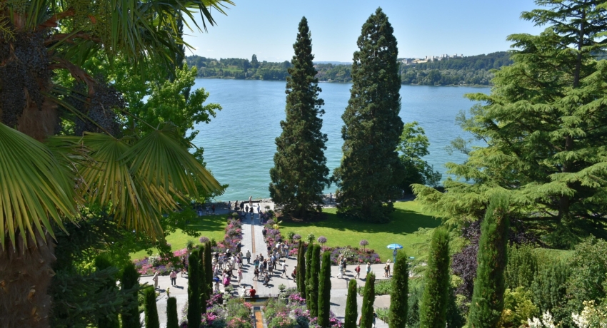 GZFRHMA 3 mainau- - Bodensee mit Insel Mainau